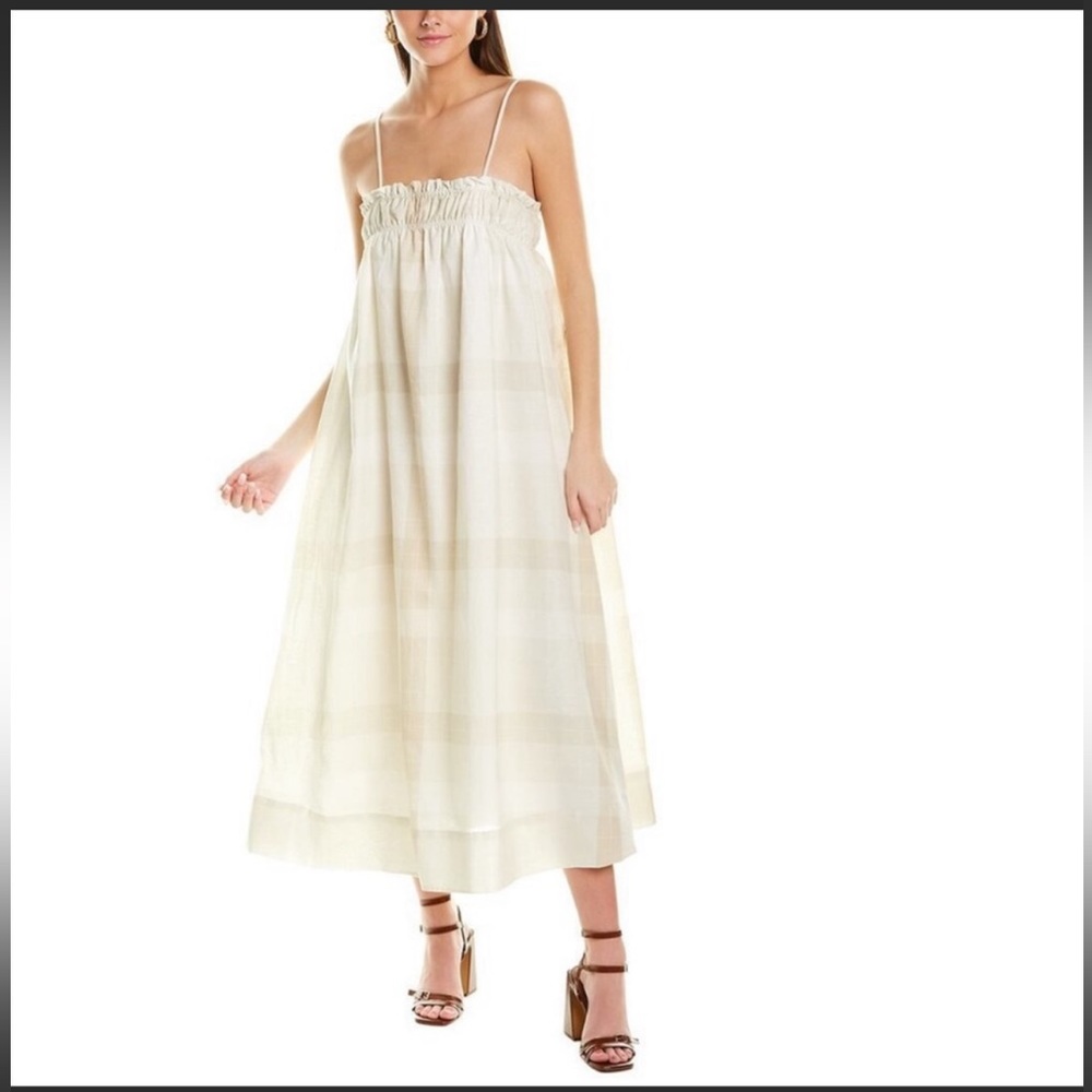 Charlie Holiday Lola Linen-Blend Maxi Dress